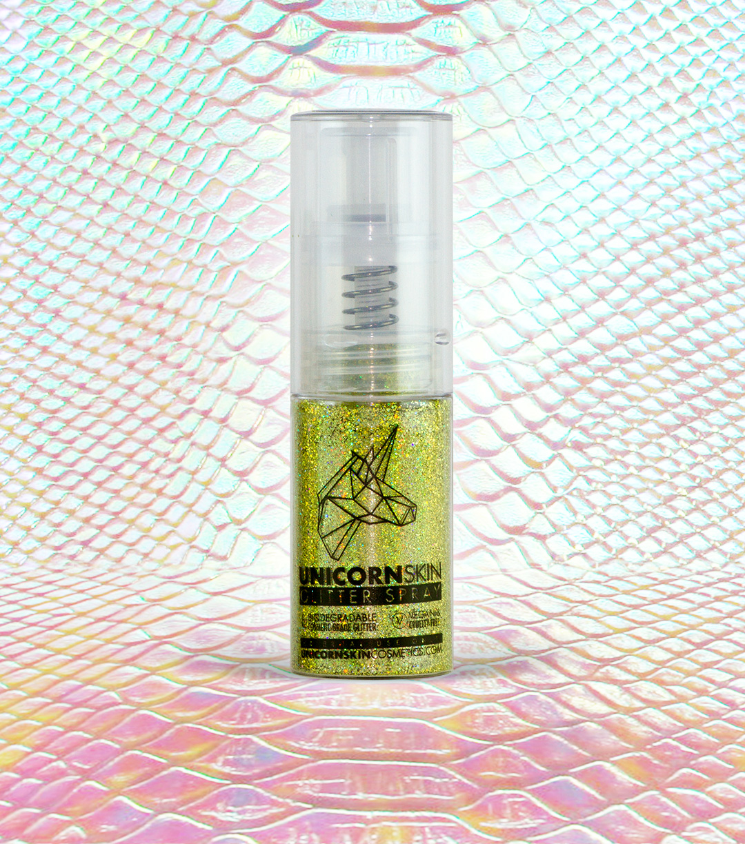 Dry 24 Karat Gold Holographic Glitter Spray