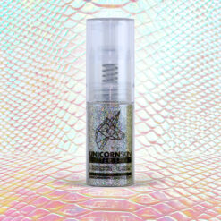 Dry Silver Holographic Glitter Spray