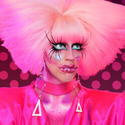 Purple Metallic Ombré Wispy Willows