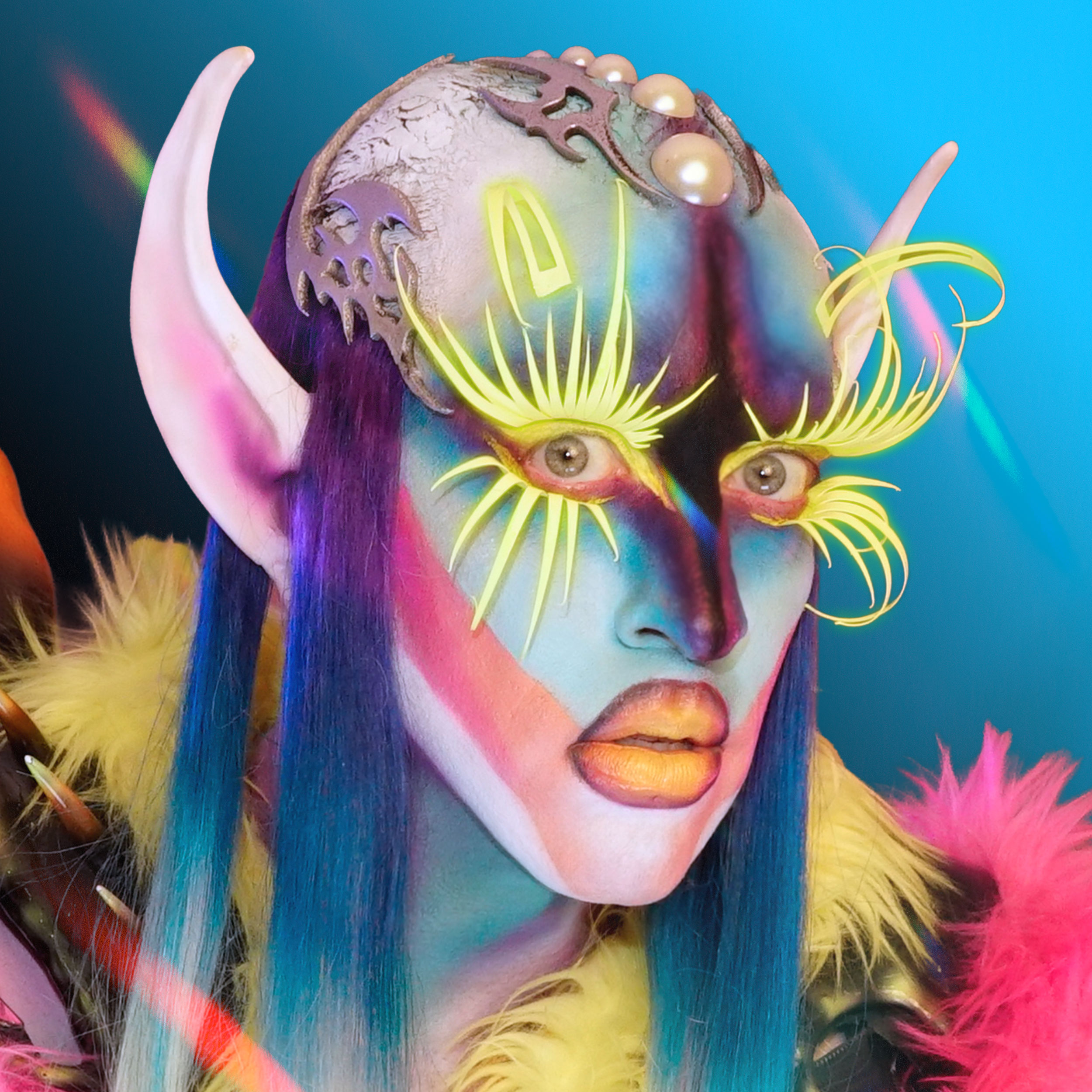 ALARMING UV Yellow Mega Whip & Extra Long Ultimate Accent Lashes - Image 3